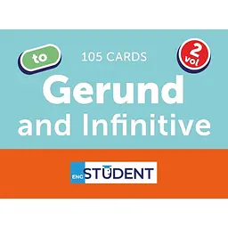 Картки для вивчення English Student Gerund and Infinitive vol.2