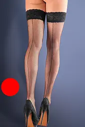 Панчохи Gabriella Calze Kabarette 155 (9 см (Червоний, 1/2) Gabriella 62168 96931 - мініатюра 4