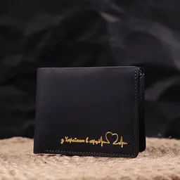 Чоловічий шкіряний гаманець GRANDE PELLE 11,5х9х1 см acs0024003 - мініатюра 6