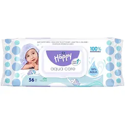 Серветки вологі Bella Baby Happy Aqua Care 56 шт.