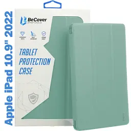 Чохол до планшета BeCover Tri Fold Soft TPU mount Apple Pencil Apple iPad 10.9" 2022/24/11" 2025 Dark Green (708460)