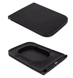 Унітаз підвісний Qtap Gemini Ultra Quiet, з сидінням Slim Duroplast/ Soft-close/ Quick Release QT2533076EUQMB - мініатюра 4