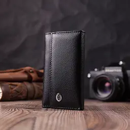 Містка ключниця з натуральної шкіри ST Leather 22477 чорна - мініатюра 8