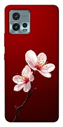 Чохол Demsky Sakura red для Motorola Moto G72