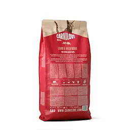Сухий корм для стерилізованих котів Carnilove Active Lamb & Wild Boar Sterilised суперпреміум ягня і дикий кабан 6 кг - мініатюра 2