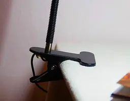 Настільна гнучка лампа UFT Lamp 1 Black на прищіпці - мініатюра 3