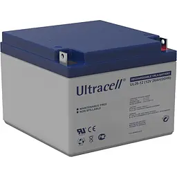 Акумуляторна батарея для ДБЖ Ultracell AGM 12 V / 26 А*ч (UL26-12)