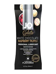 Пробник лубриканту JO Gelato White Chocolate Raspberry, 10 мл