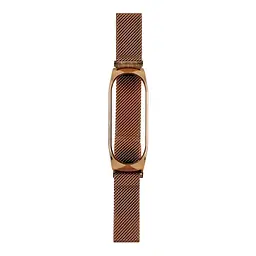 Ремінець No Brand Milanese Loop Xiaomi Mi Band 6/Mi Band 5/Mi Band 4 Milanese Loop Rose Gold (29271_2125990)
