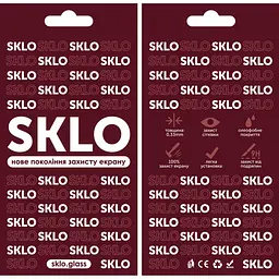 Захисне скло Sklo Full Glue 3D Tempered Glass для Oppo Reno 8 Pro Black [95287] - мініатюра 3