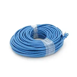 Патч-корд литий RITAR, UTP, RJ 45, Cat.6, 30 м, синій, Cu (мідь) - мініатюра 2