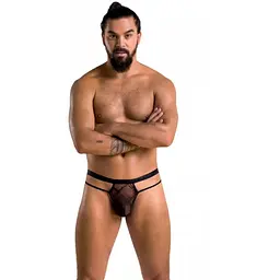 Сексуальні чоловічі стрінги Passion Free Your Senses Thong Collin 029 S/M чорний