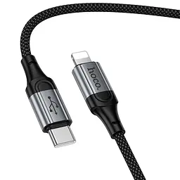 Дата кабель Hoco X121 Nuevo Type-C to Lightning 27W 1.5 м Black - мініатюра 6