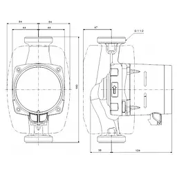 Циркуляційний насос Grundfos Alpha3 25-80 180 (99371961) - мініатюра 10