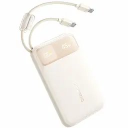 Портативний ЗП Power Bank Baseus EnerFill FC11 PD22.5W with cable 10000 mAh (2USB-C) (E0027R) Beige - мініатюра 2