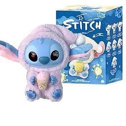 Іграшка сюрприз м'який брелок Лабубу Стич 15см lububu Stitch Eat Something Before Sleep Series кукла