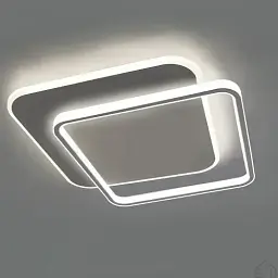 Керована світлодіодна люстра STANDART 80W 2S-ON/OFF-475х475х50-WHITE ESLLSE - мініатюра 4