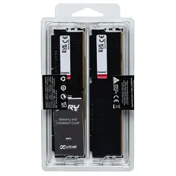 Модуль пам'яті для комп'ютера DDR5 16GB (2x8GB) 6000 MHz Beast Kingston Fury (ex.HyperX) (KF560C36BBEK2-16) - мініатюра 6