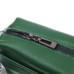 Сумка на одне відділення для стильних жінок із натуральної шкіри Vintage 22603 зелена - мініатюра 7