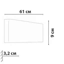 Бра Friendlylight Brick L Black FL4071 - мініатюра 3