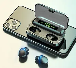 Бездротові навушники Primo F9 Bluetooth V5.0 з мікрофоном Black - мініатюра 5