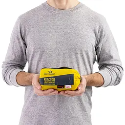 Вкладиш в спальник Sea to Summit Reactor Lightweight Liner, Regular 185 Сірий - мініатюра 5