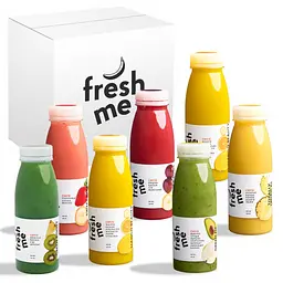 Смузі FreshMe Мікс 6 смаків смузі Набір 250 мл х 35 шт