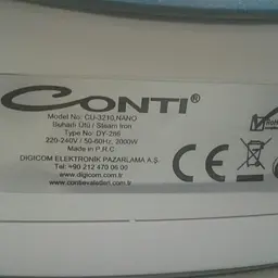 Парова праска CONTI 3210 з керамічним покриттям - мініатюра 2