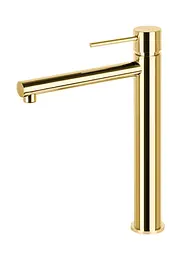 Змішувач для умивальника Corsan Lugo gold високий CMB7512GL Золотий - мініатюра 2