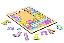 Тетріс Puz-22922 "Транспорт" дерев'яний PuzzleOK - мініатюра 2