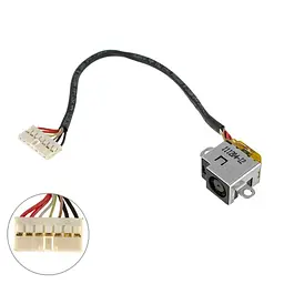 Роз'єм живлення Hewlett Packard з кабелем HP (Pavilion DV6-6B) 667477-001 Б/В