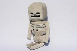 М'яка іграшка Minecraft Skeleton small Майнкрафт Скелет маленький 24 см 41.54 - мініатюра 3