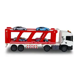 Спецтехніка TechnoDrive серії Large Truck – Автоперевізник Scania (4 машини, світло, звук) (6414KS) - мініатюра 10