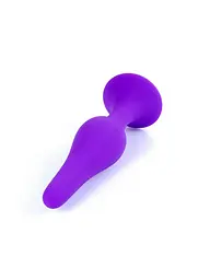 Анальна пробка B-Series Silicone Plug Small, 10 см, фіолетовий - мініатюра 3