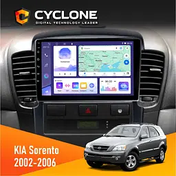 Штатна магнітола KIA Sorento (BL) 2002-2006 Cyclone C9-011 4x64, DSP Cyclone (НФ-00007046)