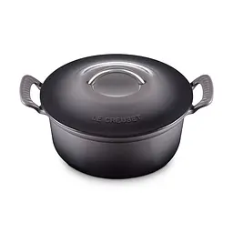 Каструля з кришкою Le Creuset Modern Heritage Round Casserole 21700264442430 4.6 л 26 см чорна - мініатюра 2