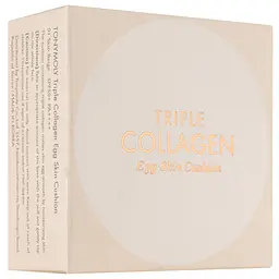 Кушон Tony Moly Triple Collagen Egg Skin відтінок 01 (Skin Beige) 15 г - мініатюра 6