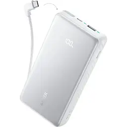 Портативний зарядний пристрій Anker - 20000 mAh 22.5W USB-C Cable White (7227885)
