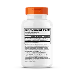 Омега-3 для веганов Doctor's Best Vegan DHA from Algae with Life's DHA 200 мг 60 капс - мініатюра 2
