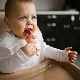 Німблер для годування з двома насадками "Жабеня" BabyOno Рожевий - мініатюра 6