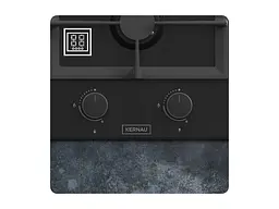 Варильна поверхня Kernau KGH 3212 CI Matt Black - мініатюра 3