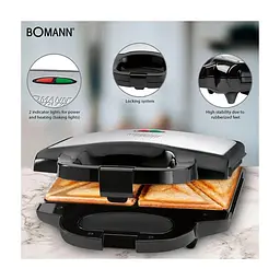 Сендвічниця Bomann ST 1372 CB (ST1372CB) - мініатюра 4