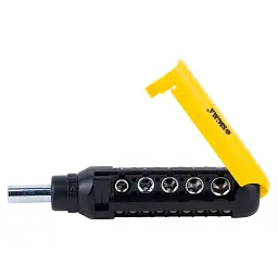 Набір викруток Sigma з реверсом + насадки торцеві та біти 1/4" 13шт CrV (4001931)