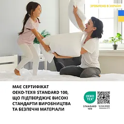 Подушка Ideia Premium Soft перкаль із внутрішньою подушкою зі штучного пуху 50х70 см біла (8-31150) - мініатюра 6