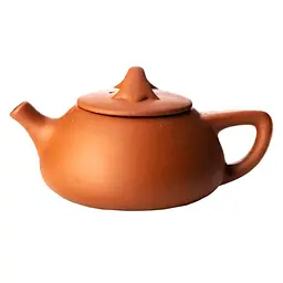 Ісинський чайник Трирогий з печі, 190 мл - Рудий - мініатюра 12