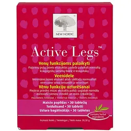 Добавка New Nordic Active Legs для вен 30 таблеток
