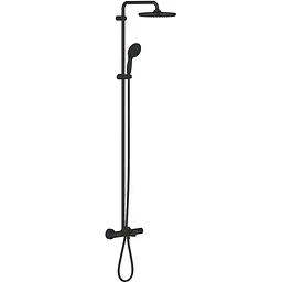 Душова система з термостатом для ванни Grohe Tempesta System 250 266722431, Чорний матовий