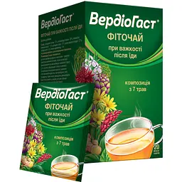 Фіточай Вердіогаст для поліпшення травлення 1.5 г х 20 фільтр-пакетів - мініатюра 3