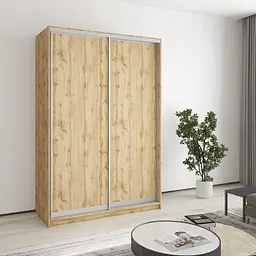 Шафа-купе дводверна MebelStar Стандарт AL 2ДСП 140x60x210 см Дуб тахо (MBS-3454)