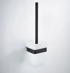 Йоршик для унітазу Rea Erlo 05 black REA-06910, Чорний матовий - мініатюра 2
